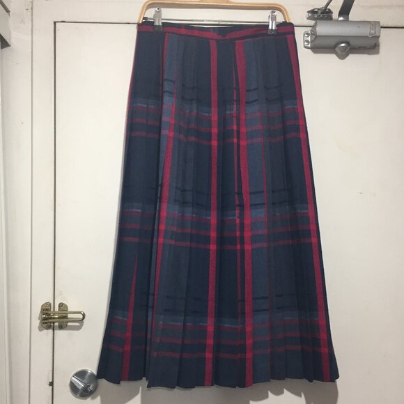 VINTAGE WEATHERVANE PLAID PLEATED SKIRTS SIZE 12 - Picture 3 of 6